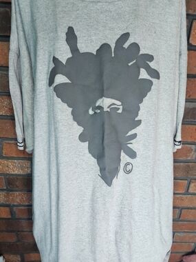 Crooks Gray Graphic Short-Sleeve Men's Shirt - Logo Front